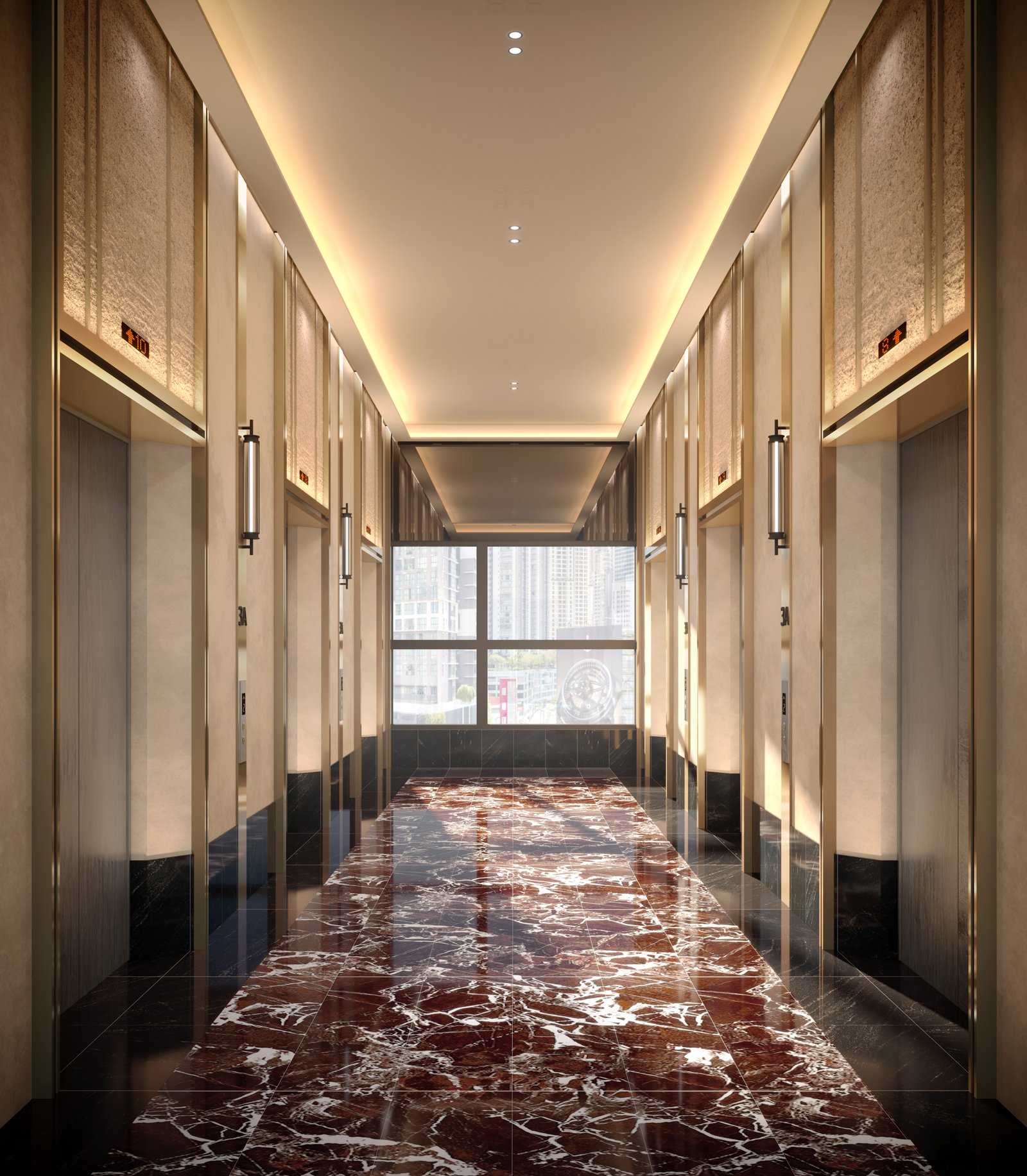 MABA Suitez lift lobby